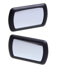 2 Pack Sun Visor Mirror, Black Deluxe Car Makeup Mirror, Auto Supplies 16.9x1...