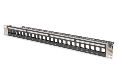 DN-91411-LF DIGITUS Modulares Patchpanel für Keystone Jacks 1HE unbestückt ~D~