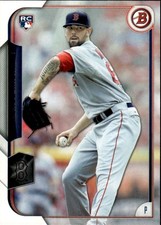 2015 Bowman #122 Anthony Ranaudo Boston Red Sox Rookie