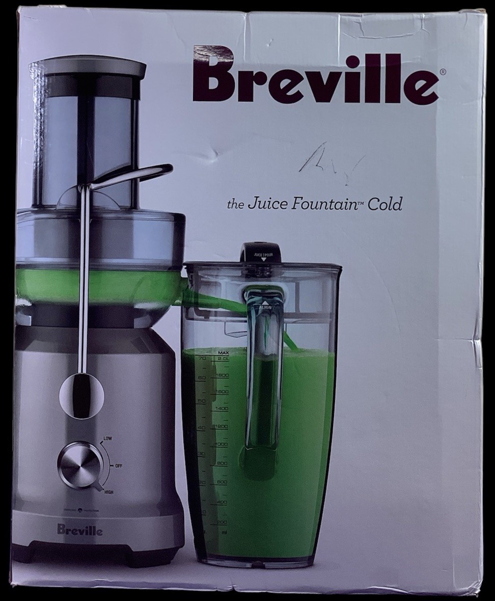 Breville Juice Fountain Cold Centrifugal Juicer - Silver