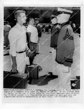 o63573 1952 orig West Point Academy new cadet Colin P Kelly III & Lt Daniel Wils