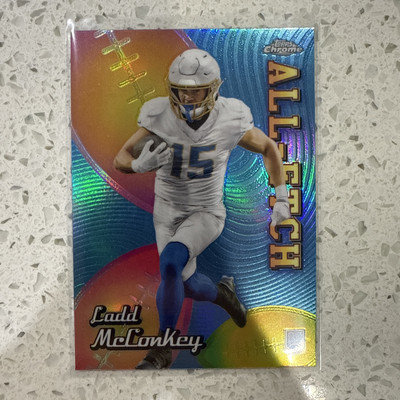 2024 Topps Chrome Ladd Mcconkey RC - ALL ETCH - X-FRACTOR