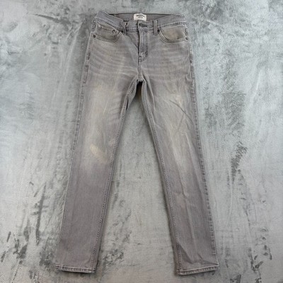 Levi's Denizen 216 Slim Jeans Herren W30 L32 Grau Stretch Denim
