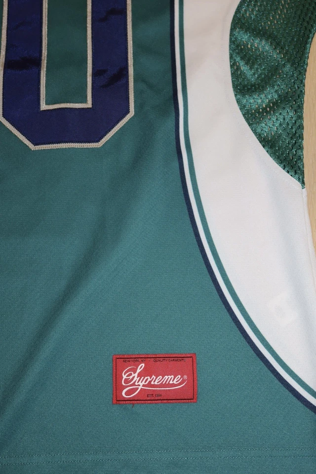 Camiseta de fútbol Supreme Sudden Death verde azulado talla XL EXCELENTE ESTADO Foto 3 de 4