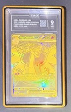 TAG 9 Mega Charizard Y EX 294/217 Me: Ascended Heroes Holo Mega HR + Gold Case