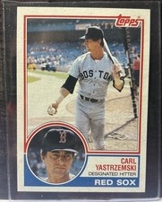 1983 Topps Carl Yastrzemski Red Sox #550