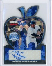 2025 Leaf Bronx Legacy DARRYL STRAWBERRY Big Apple Die-Cut Auto 1/1 - Mets