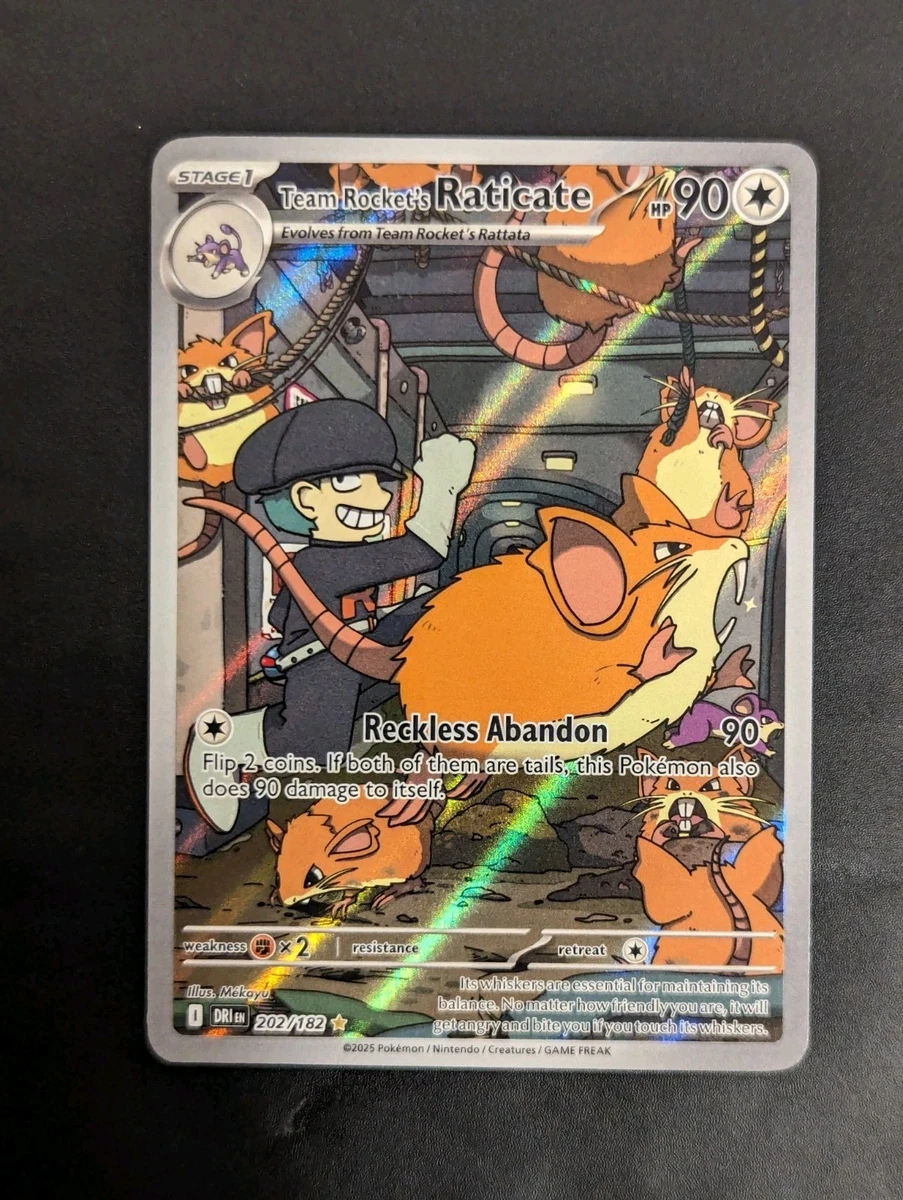 Team Rocket's Raticate Pokémon TCG Cards for sale | eBay