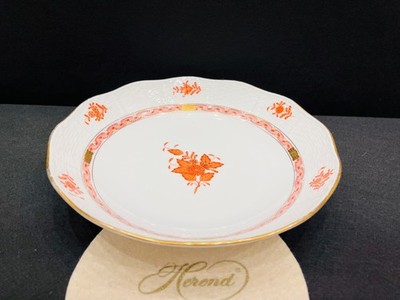 HEREND UNGARN Chinese Bouquet Apponyi Orange Dekor Servierschüssel,82/AOG