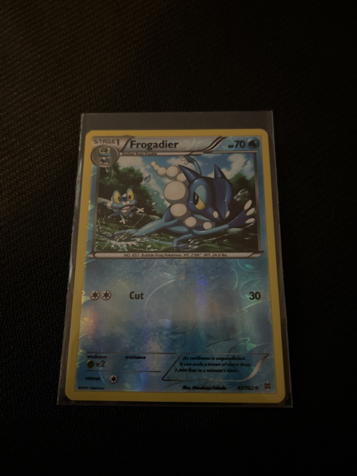Frogadier 47/162 Breakthrough Reverse Holo