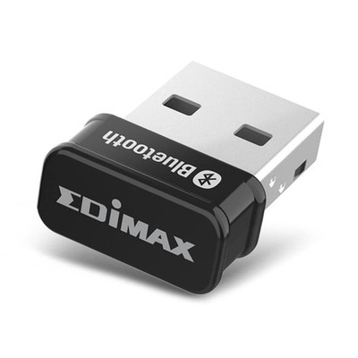 Edimax Bluetooth Adapter for PC, BT 5.0 EDR Nano USB Dongle, Fast Transfer, Blue