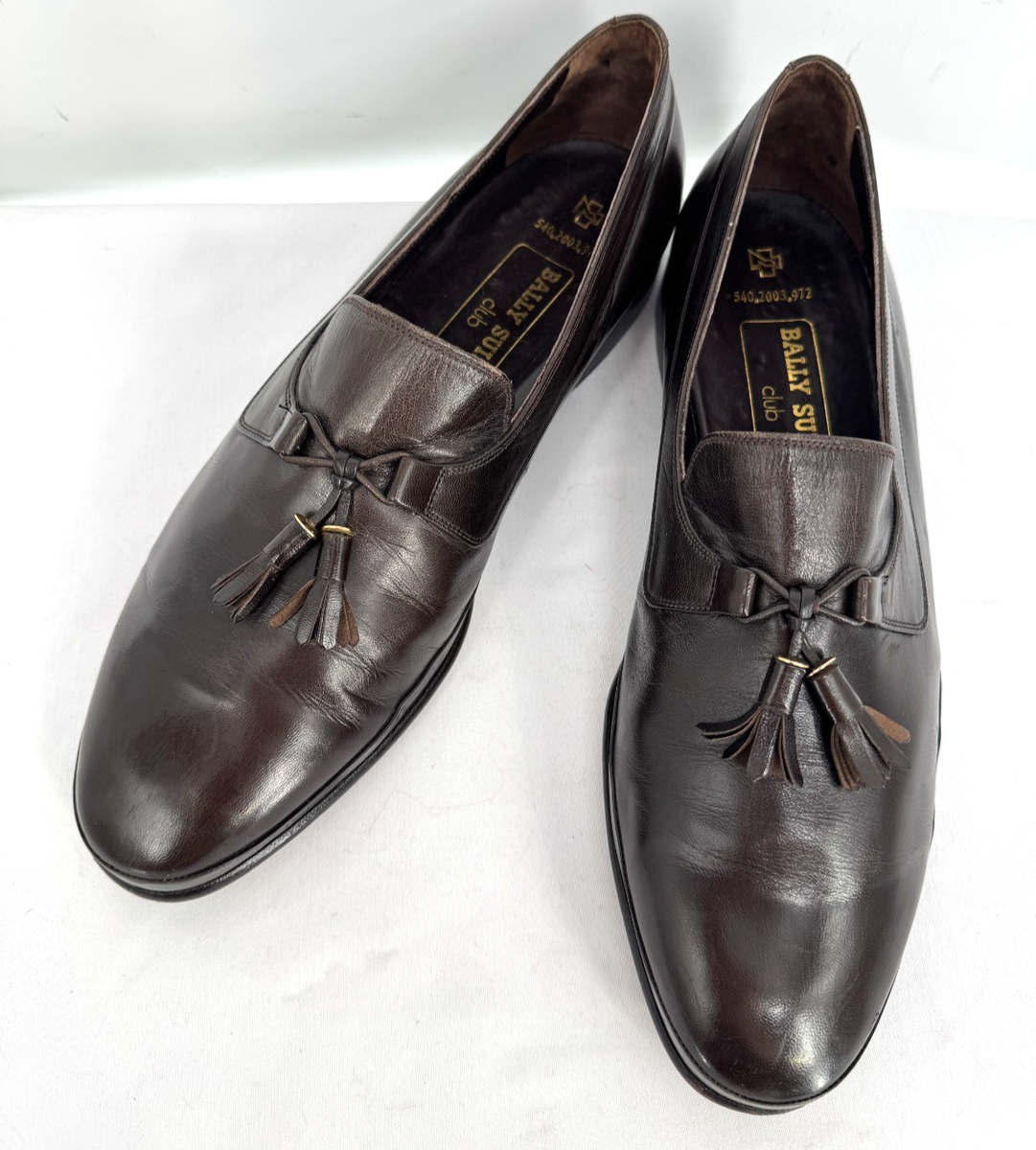 Vintage Bally Parawet Luxurious Brown Leather Loafers Shoes  display picture 2