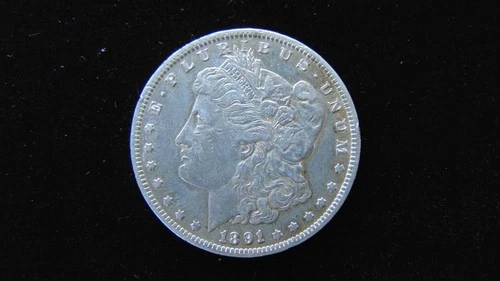 1891 O Morgan Silver Dollar $1 Choice AU Coin #92