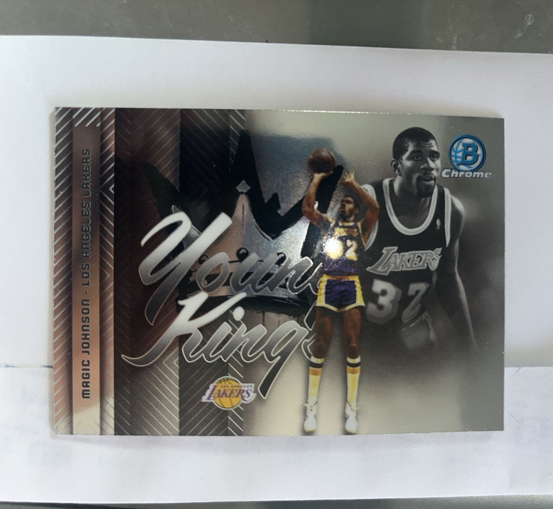 Topps 1998 Bowman Chrome Young Kings Insert Magic Johnson Lakers #YK-18