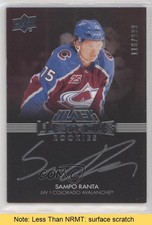 2021 SPx UD Black Lustrous Rookie Signatures 116/299 Sampo Ranta Auto READ 0bn4