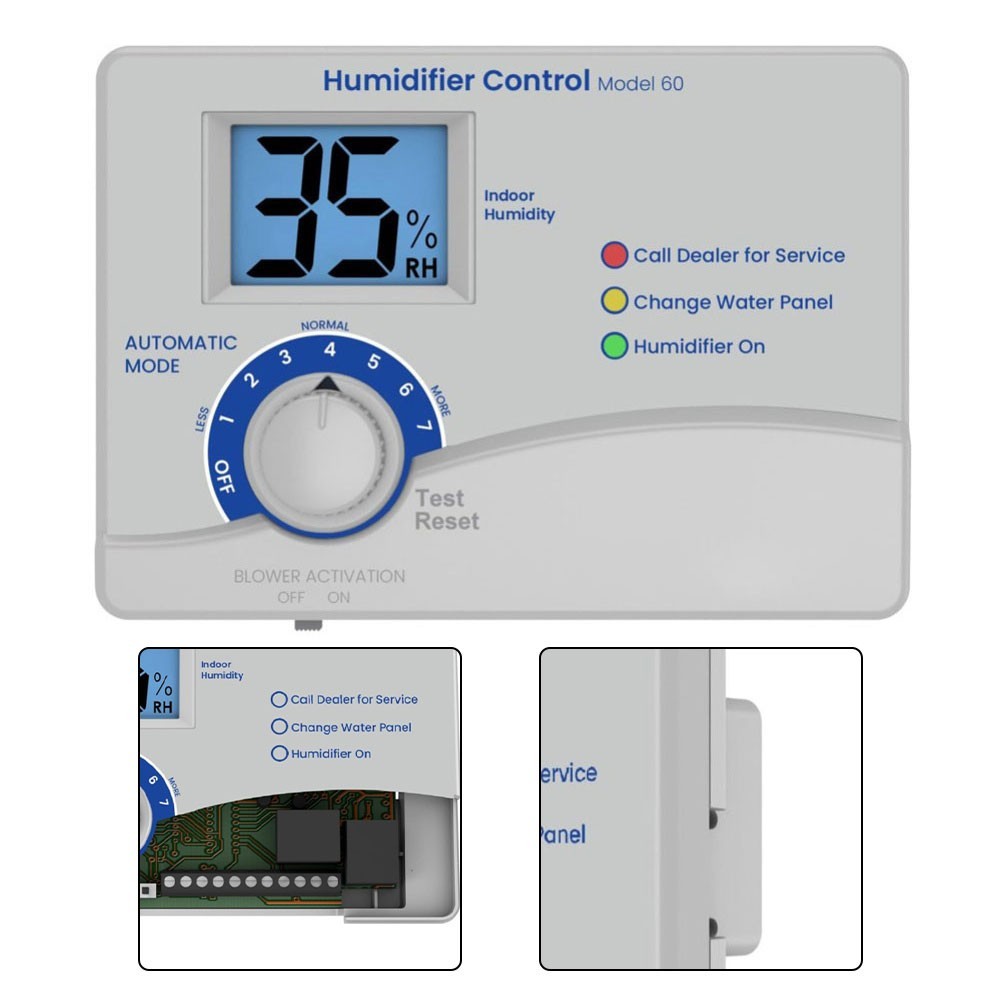 Automatic Humidistat Digital Control Unit for Whole House Humidifier Outdoor