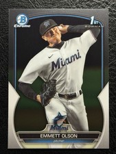2023 Bowman Draft - Chrome 1st #BDC-10 Emmett Olson Miami Marlins