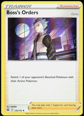 Boss's Orders 132/172 Rare Deck Exclusives Pokemon Near Mint
