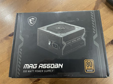 MSI MAG A550BN UK PSU 550W 80 PLUS BRAND NEW BOX SEALED