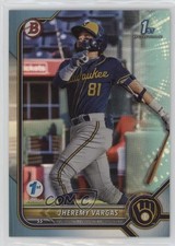 2022 Bowman 1st Edition Sky Blue Foil Jheremy Vargas #BPPF-144 0u2j