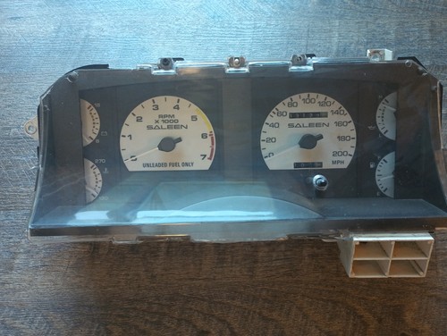 1987-89 MUSTANG LX GT 200 MPH Saleen Cobra SPEEDOMETER GAUGE INSTRUMENT CLUSTER Photo - $3,750