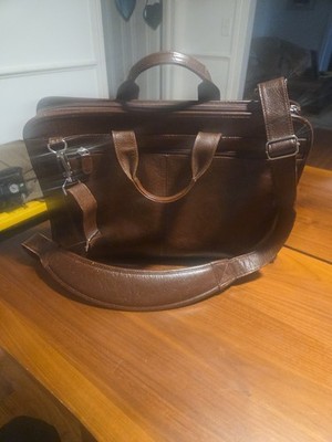 Wilsons Leather Pelle Studio Bag Briefcase Messenger Bag Computer Vintage Preppy