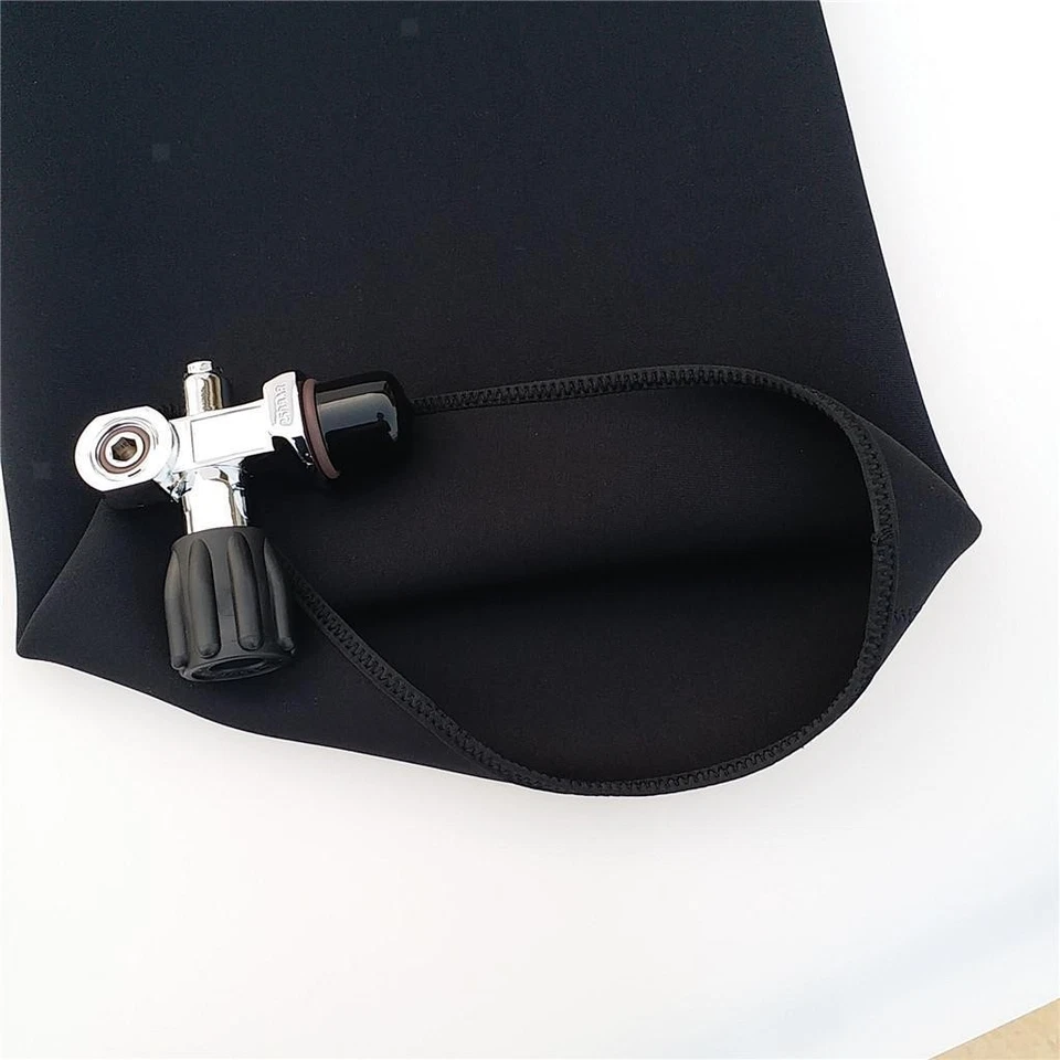 Funda para botella de aire cilindro de snorkel negra Foto 4 de 4