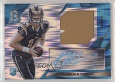 2015 Panini Spectra Rookie Neon Blue Prizm 3/50 Sean Mannion #186 Patch Auto g1z