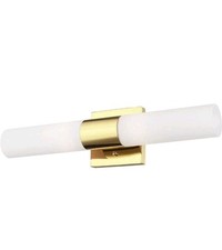  1pieza aplique de pared para baños, luz de tocador con pantallas, kolor Oro.