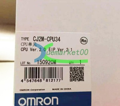 1PCS NEW CJ2M-CPU34 Omron CPU Unit CUP ver 2.0 EIP ver.2.1