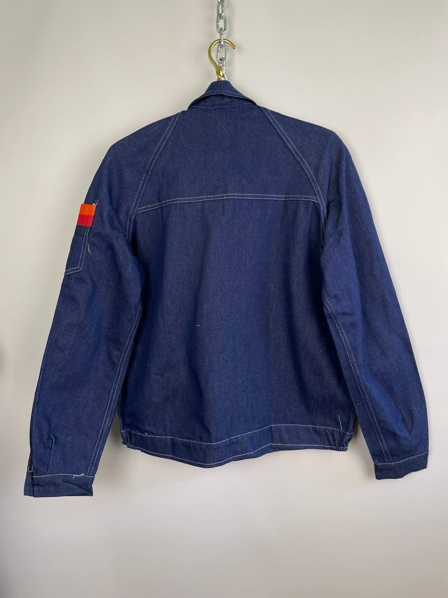 Total energies Oil Company vintage 90s denim work Uniform
