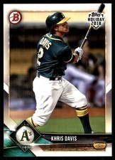 Khris Davis 2018 Bowman #45 Athletics MLB READ FREE SHIPPING AutographDen