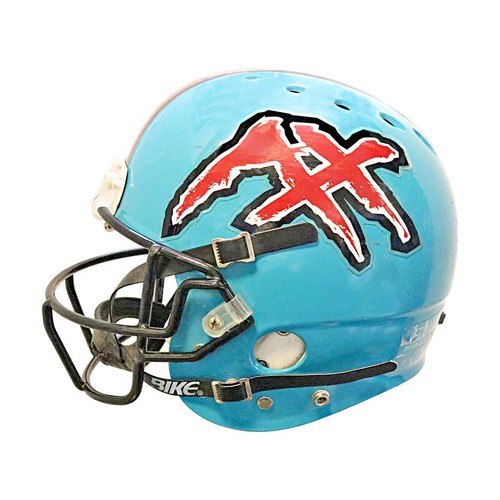 Arnold Memphis Maniax 2001 XFL Game Used Helmet - Picture 3 of 6