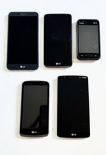 LOT Of Five 5 LG Android Smartphones For Repair Or Parts Physically Unmarred