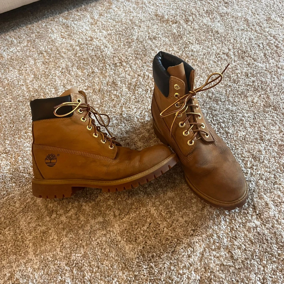 Timberland Premium 6-Inch Waterproof Boot for Men in Yellow 11 W, photo 2 of 4
