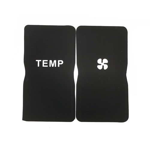 Repair Sticker Sticker Set Black Control Switch Button Direct Replacement Front - Picture 12 of 12