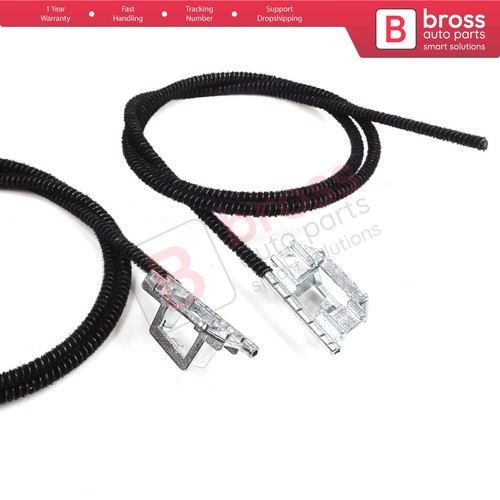 Sunroof Roof Glass Lifter Pull Cable Set Left Right for Peugeot 206 206+ 207 - Afbeelding 6 van 8