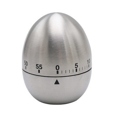 Egg Shape Student Spinning Metal Timer Manager Learning Work Efficiency Timer