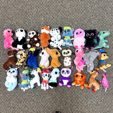 Ty Beanie Boos Plush Lot Animals Paw Patrol Dog Fox Bird Giraffe More Set of 27