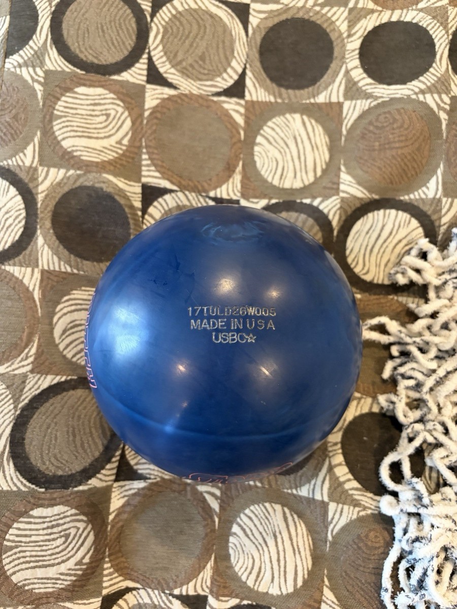 15lb Storm PITCH BLUE Bowling Ball Used Second Drill | eBay