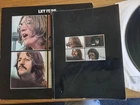THE BEATLES - Let It Be 1970 LP PCS 7096 Red Apple Logo and Get Back Book