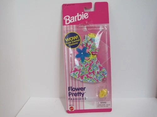 Barbie Dress 1996 Vintage Flower Pretty Fashion New in Package