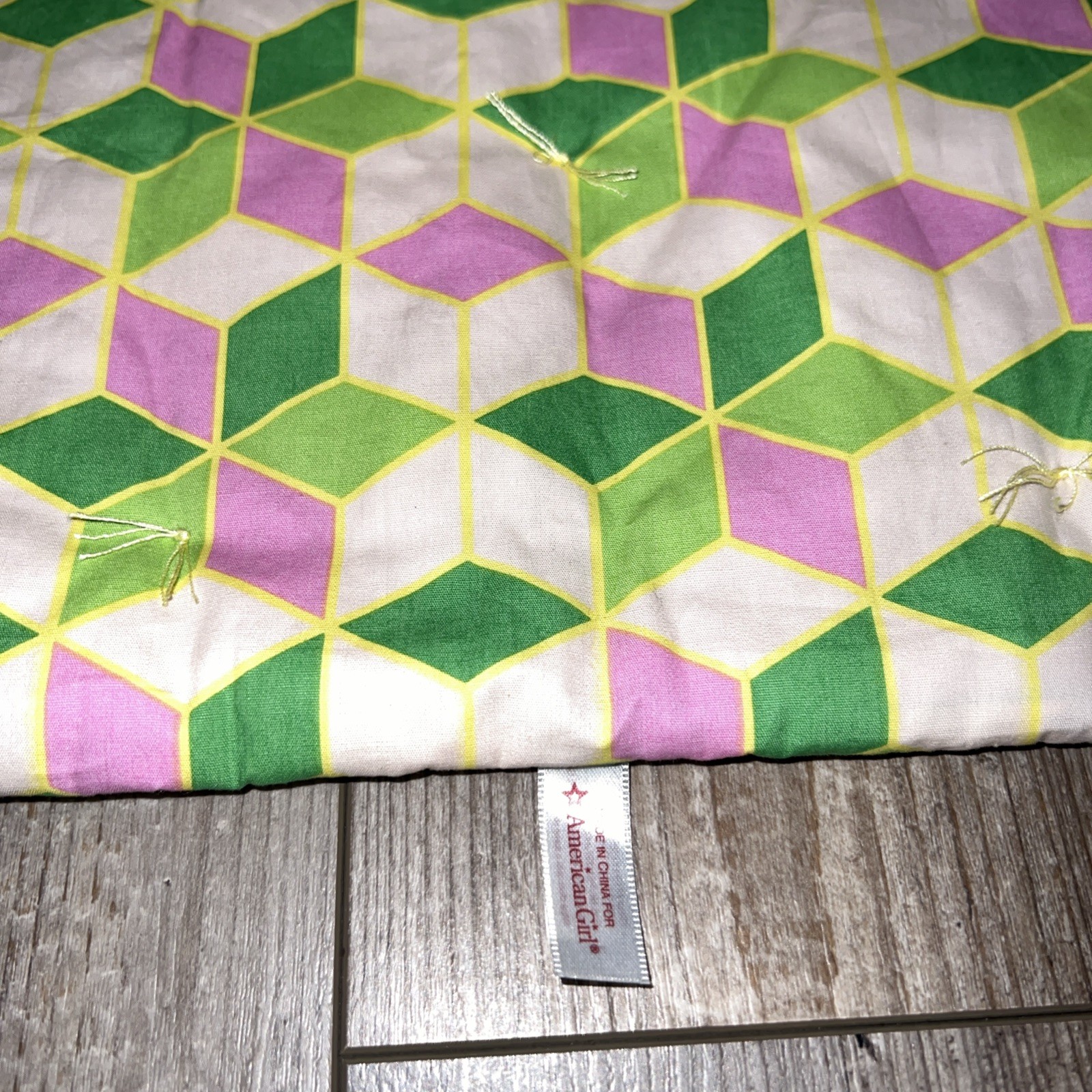 American Girl Doll ORIGINAL Kit's double mattress from her bed & Bedding Pillow