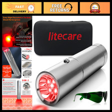 Handheld Red Light Therapy Wand - Portable Infrared Device for Pain Relief  Mus