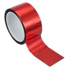 Metalized Polyester Film Tape 2 in x 55 Yards Glossy Red