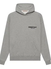 Dark Oatmeal Hoodie Essentials Fear Of God SS22 XXS to XXL Authentic