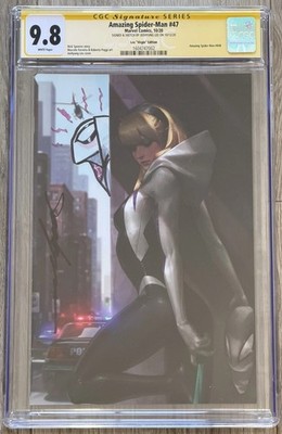 Amazing Spider-Man #47 CGC SS Remark 9.8 Jeehyung Lee Virgin Edition