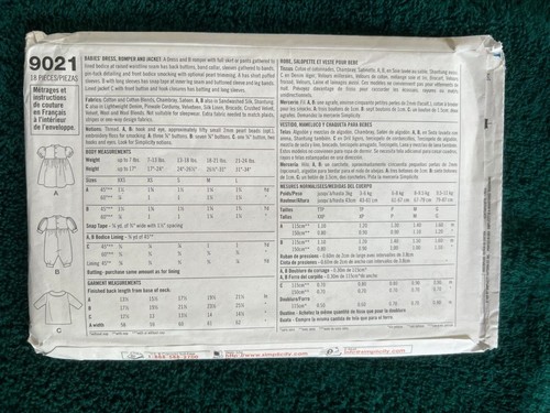 Simplicity Patterns ~ Alle Muster sind Babymuster 7-24 Pfund * ~ * Angebot 2668 - Bild 85 von 87