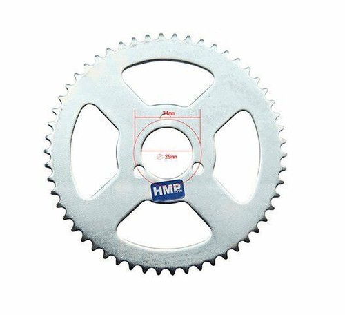 HMParts Dirt Bike Ritzel 54 Zähne - 3 Loch Für 10 Zoll Felge Mini Cross