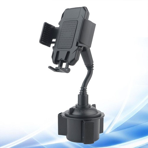 Phone Cradle Car Mount Adjustable Car Phone Holder Automobile Cup Holder - Photo 10 sur 12